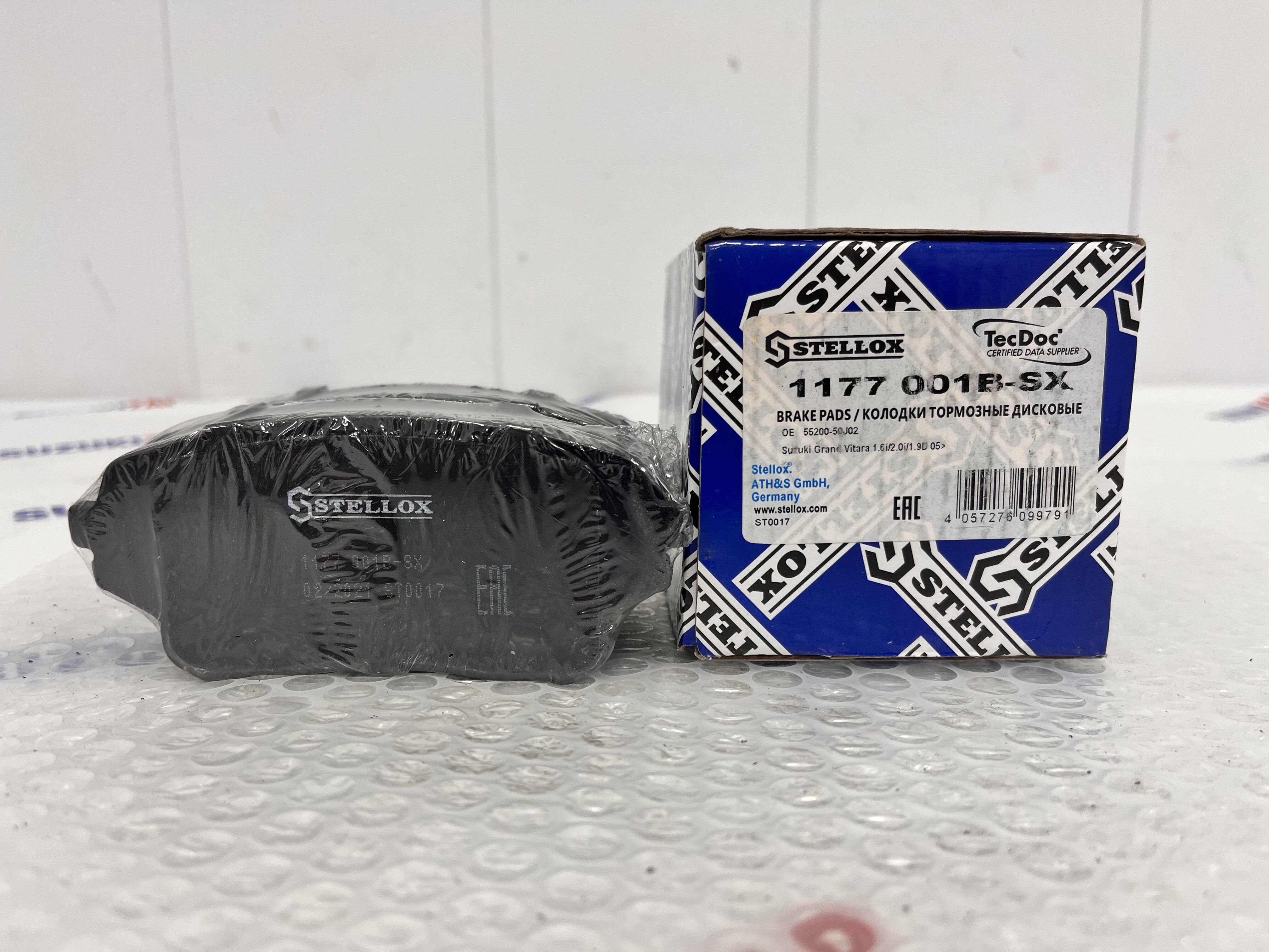 Передние колодки Suzuki Grand Vitara 1998-2005г.в. J20A Stellox