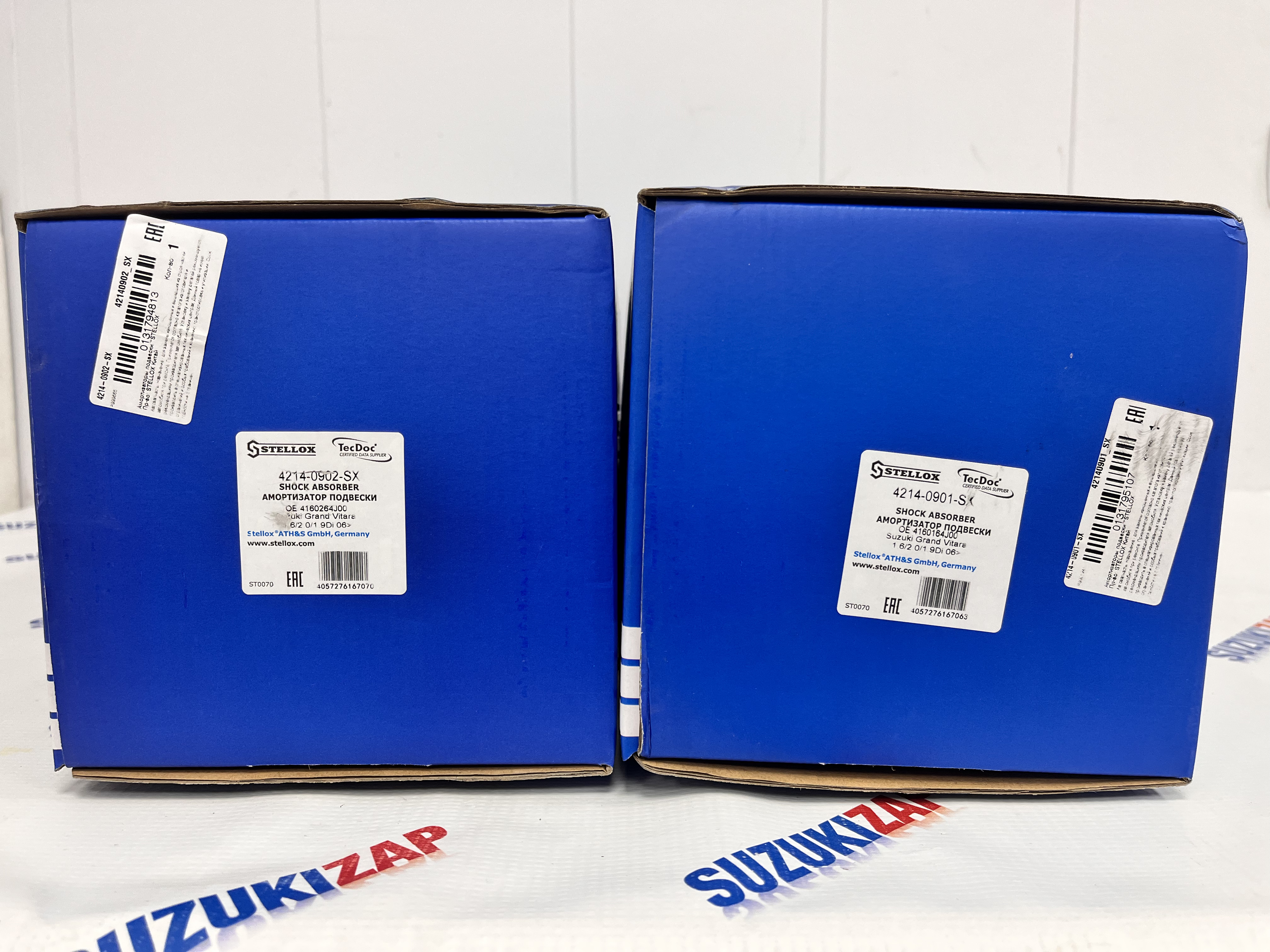 Комплект (2 шт) амортизаторов передних Suzuki Grand Vitara 2005-2015г.в. M16A,J20A,J24B Stellox