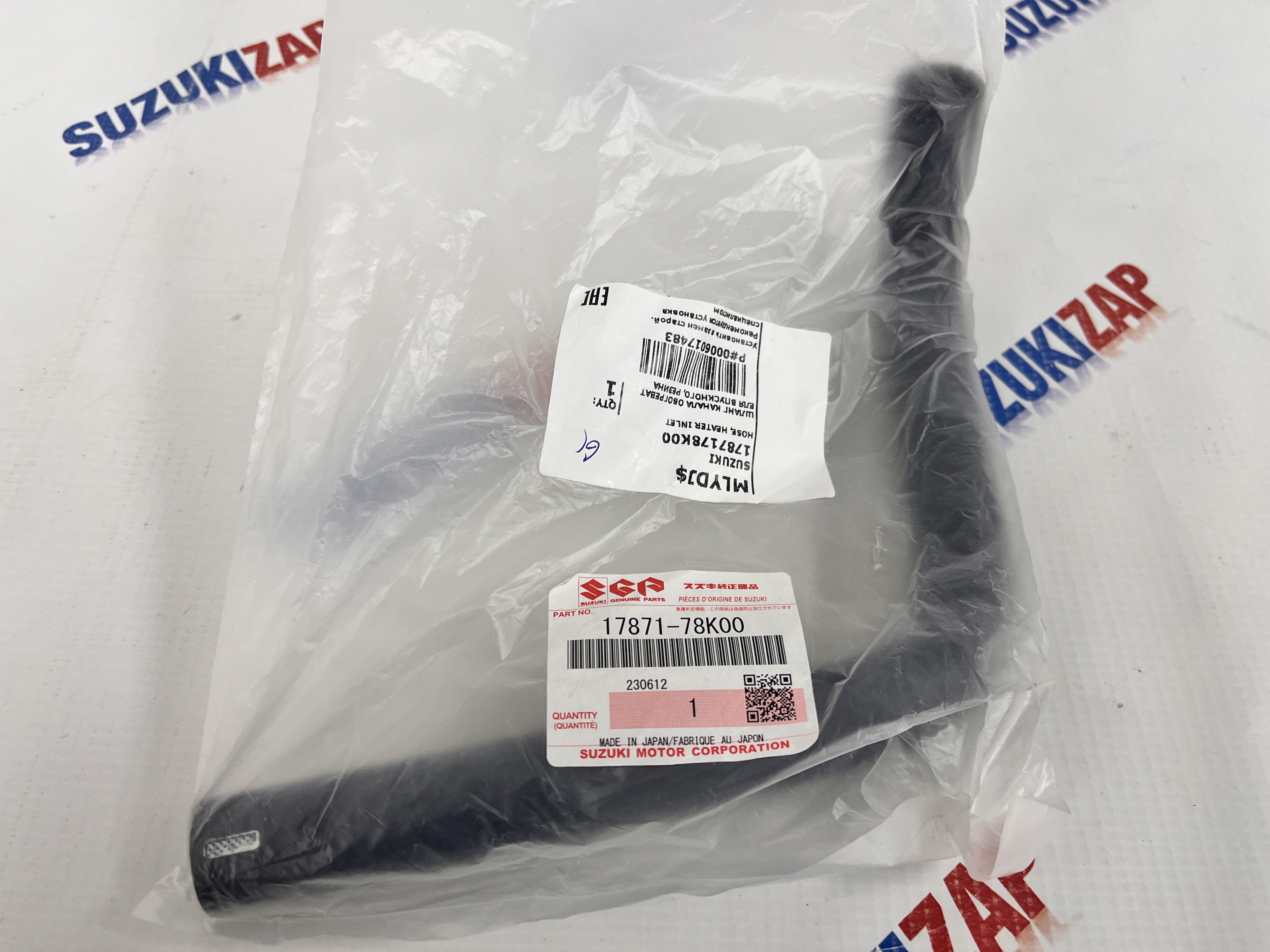 Патрубок печки Suzuki Grand Vitara 2005-2015г.в. (J24B). Оригинал